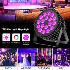 U`King RGB UV 18LED Par Strahler Scheinwerfer...