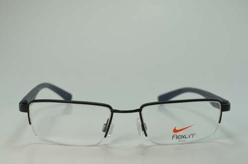 NIKE 4634 004 BLACK GRAY WITH FLEXON AUTHENTIC EYEGLASSES FRAMES 