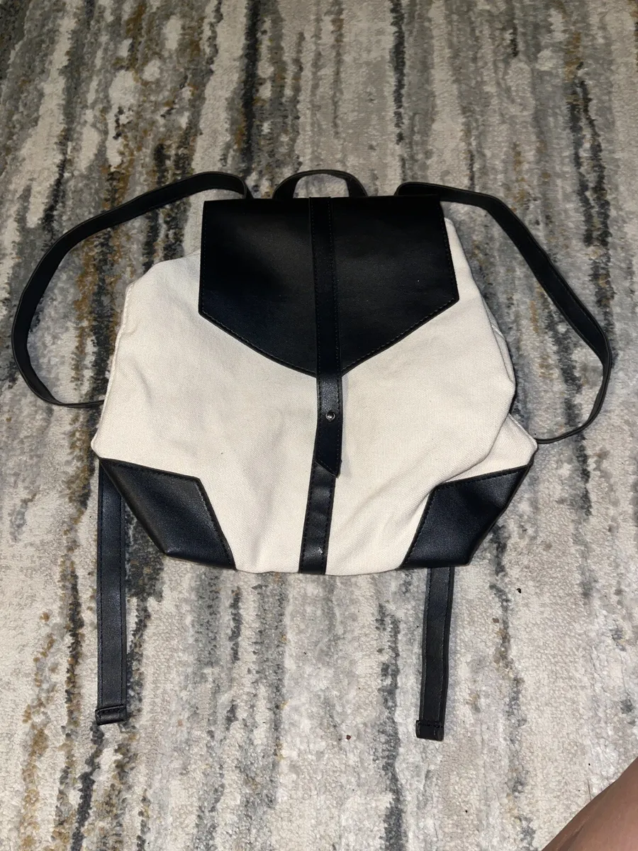 New Cute Deux Lux Demi Backpack Black White FABFITFUN Retail: $75