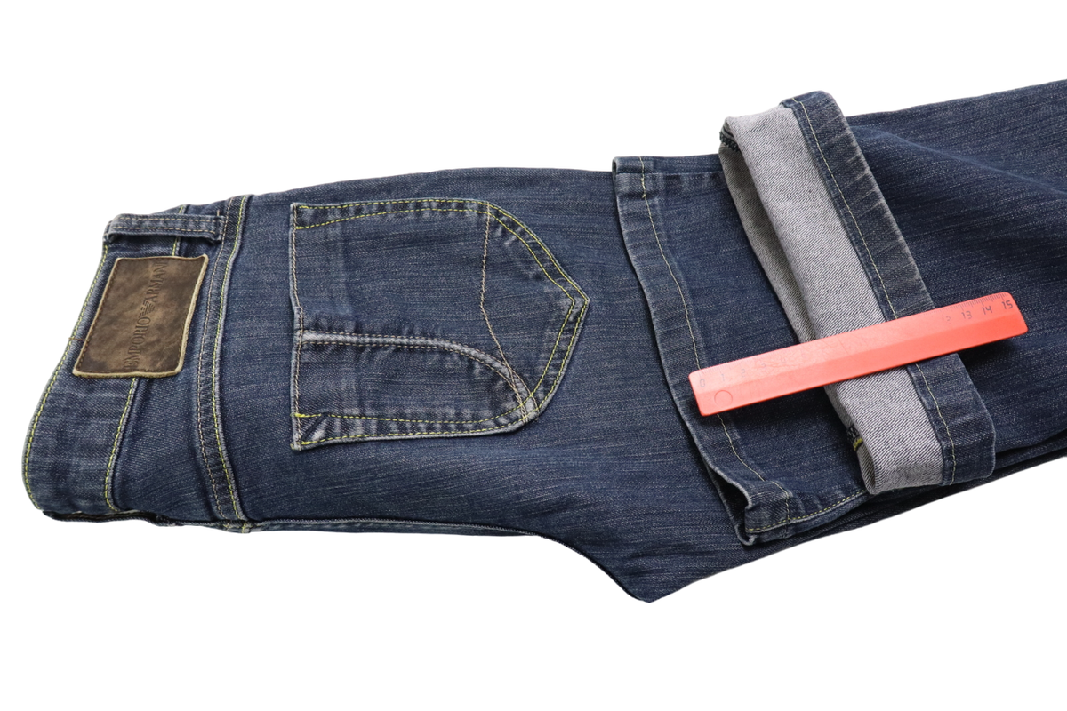 EMPORIO ARMANI Jeans Women's W27 Flared Bootcut Zip Fly Low Rise