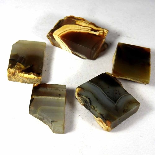 Natural Bostwana Agate Rough Wholsale Lot 122.85 Carat Loose Gemstone - Picture 2 of 3