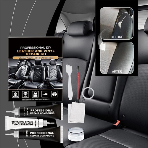Kit Riparazione Sedili Auto Pelle Avanzata Riparazione Pelle Auto Sedili Fori Graffi} - Foto 5 di 16