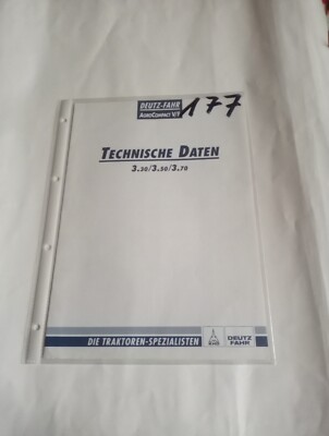Tractor brochure agricultural machinery brochure, No. 177 other brochures listed