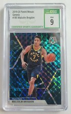 Malcolm Brogdon 2019 Panini Mosaic Genesis #185 CSG 9 MINT PACERS