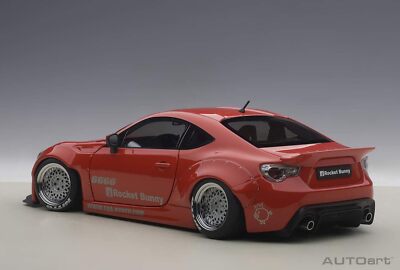 AUTOart Rocket Bunny 86 レッド ミニカー 1/18 Finished product Autoart 1/18 Rocket Bunny Toyota 86 red from