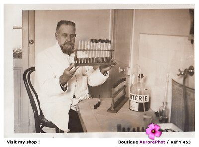 INSTITUT PASTEUR, 1933, LE PROFESSEUR GASTON RAMON, VACCINS -Y453 | eBay