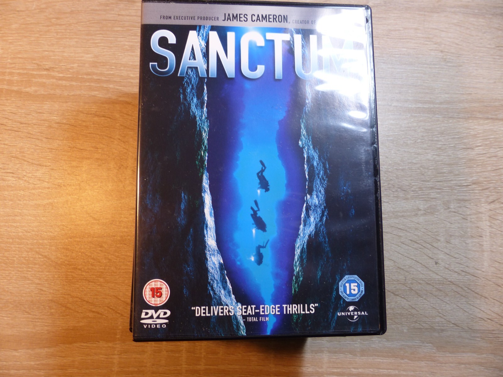 Sanctum -DVD Richard Roxburgh Rhys Wakefield Alister Grieirson- UNPLAYED