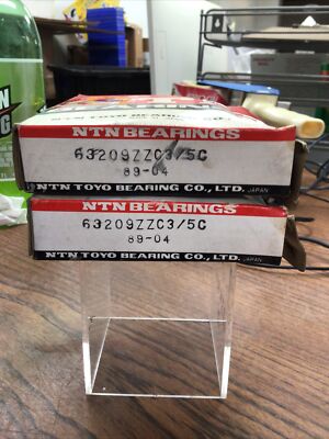 2-PCS NTN 63209ZZC3/5C Ball Bearing (BRGT2SG)