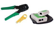 Network Cable Tester Crimper Stripper Cutter RJ11 RJ45 Ethenet Modular 8P8C Tool