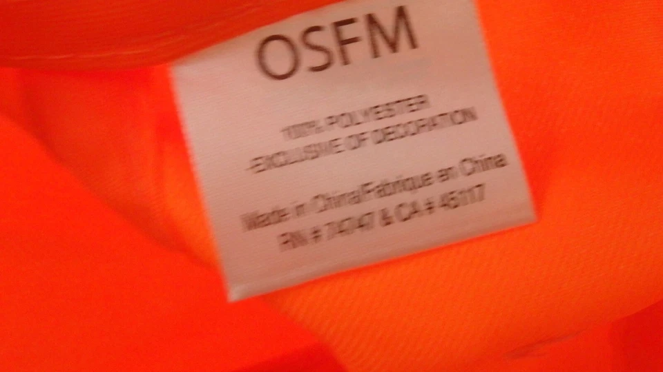 Red Head Hat Blaze Orange Adjustable Snapback Cap Duck Hunter Hunting Excellent - Image 4 of 4