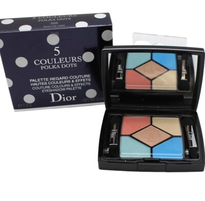Dior Diorshow 5 Couleurs Polka Dots Eyeshadow Palette 366 Bain De Mer NIB