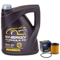 MotoröL Set 5W30 5 Liter + ÖLfilter SH 4035 P FüR Ford Mondeo IV Turnier
