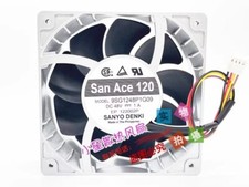 Sanyo 9SG1248P1G09 12038 48V 1A 12CM 4-Pin Speed Inverter Cooling Fan