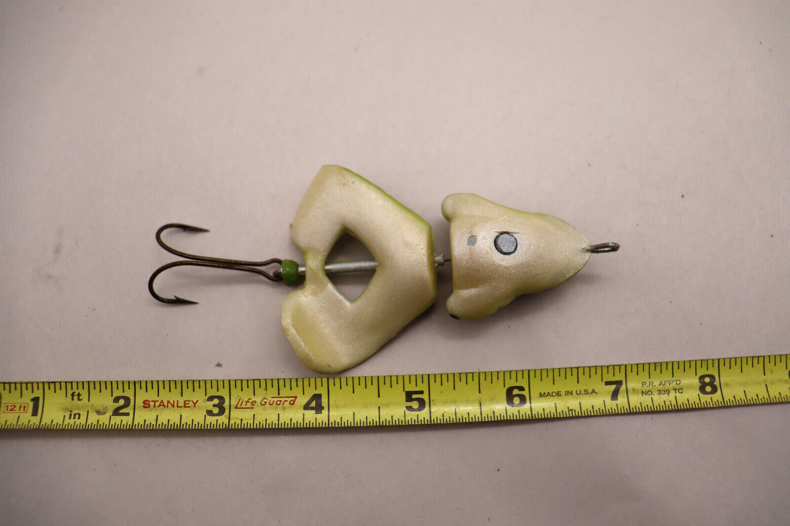 #951 VINTAGE REBEL BUZZ’N FROG BUZZBAIT TOPWATER FISHING LURE CRANKBAIT FROG - Image 2