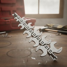 38 Drive Crowfoot Wrench Set 10-piece Sae 38-1