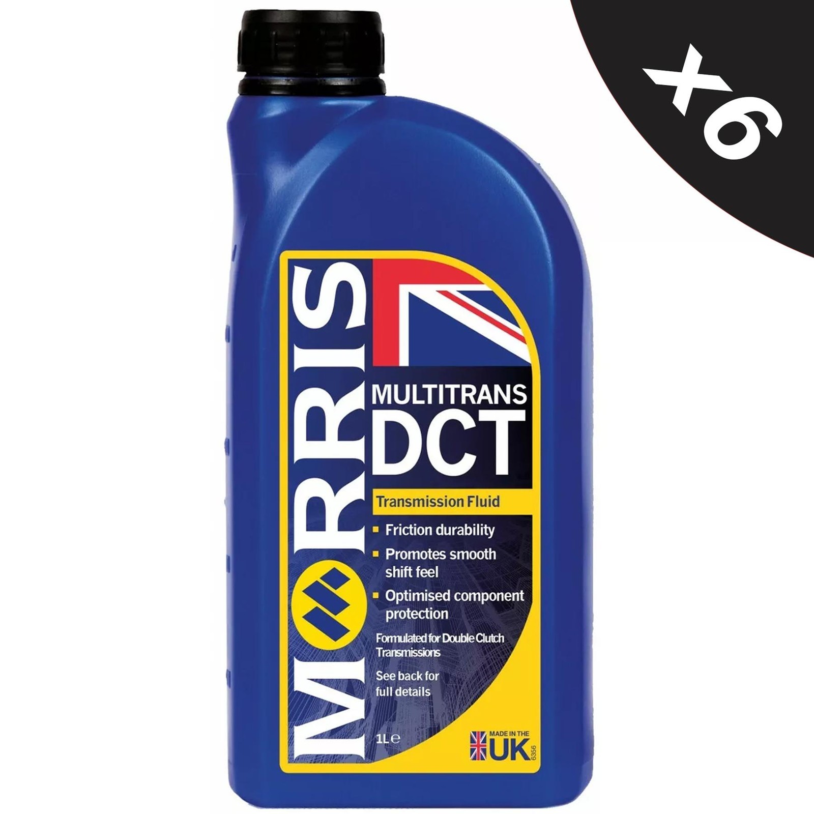 6x MORRIS DCT Fluid Dual Clutch Transmission Fluid Audi VW DSG Gearbox Oil - 1 L