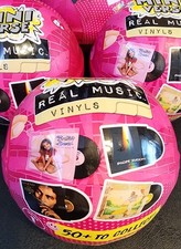 Lot of 4 MGA's Miniverse Real Music Vinyl Assortment Capsule Mini Verse - Sealed