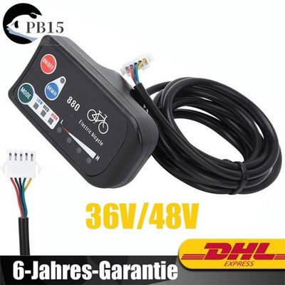E-Bike Display 36V 48V Display Meter für KT-LED880 LCD Display Control Panel