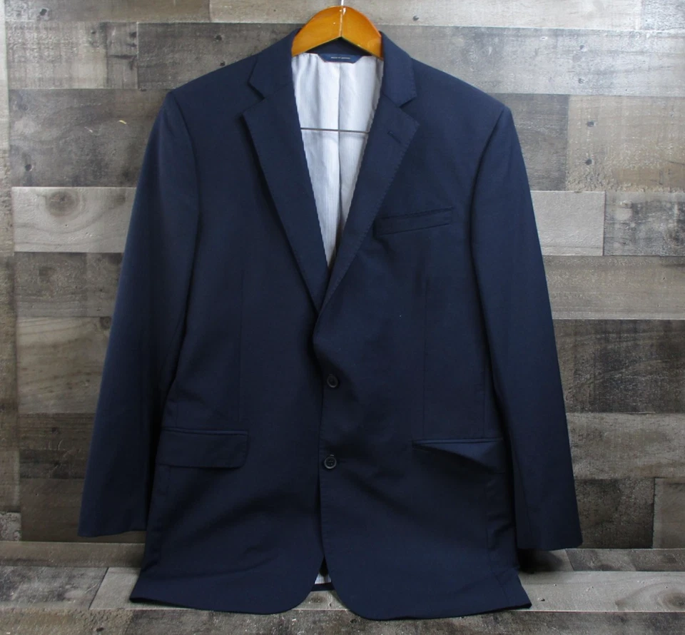 Brooks Brothers Blazer Mens 40R Navy Explorer Regent Fit Wool Blend Jacket - Image 2 of 4