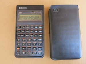 Calculatrice Scientifique HP 42S RPN Vintage - Fonctionnelle Avec étui Et Piles Neuves