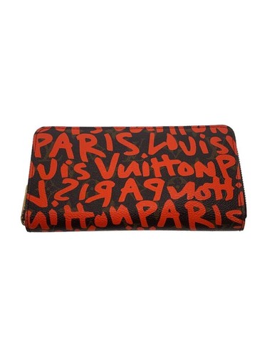 Louis Vuitton Long Wallet Zippy Monogram Graffiti BRW PVC Total Pattern Used