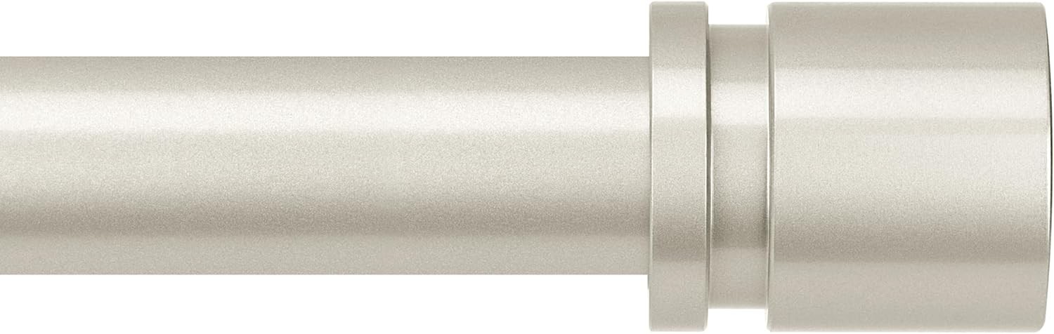Curtain Rod Adjustable 16-88 Inch Aluminium End Cap Design