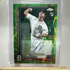2025 Topps Chrome - Jackson Jobe - Rookie Auto Green Yellow Refractor 114/125