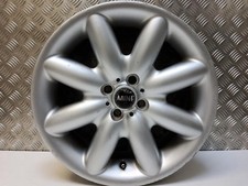 MINI R50 R52 R53 17" Silver ONE COOPER and S 8 Spoke R85 Alloy Wheel Rim 1512352
