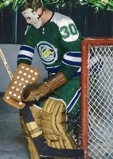 HOCKEY  PHOTO PRINT  NHL OAKLAND SEAL GARY SMITH  GOALIE 