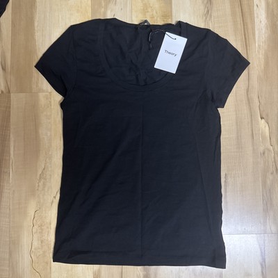 Theory Juin 2 Black Grey Size M New With Tags