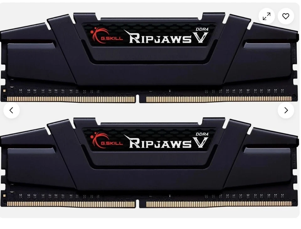 G.SKILL Ripjaws V DDR4-3000 CL15-16-16-35 1.35V 16GB (2x8GB) F4-3000C15D-16GVKB - Image 4 of 4