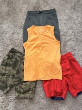 JOB LOT 4x Kids Bundle Shorts Joggers & Vest Age 8yrs Next Primark