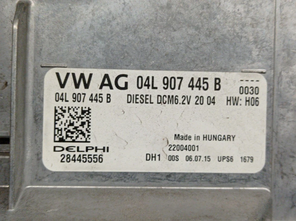 04L907445B CENTRALINA MOTORE / 28445556 DELPHI / 5582330 PER AUDI A3 LIMOUSINE - Immagine 4 di 4