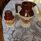 Vintage The Spirit of 76 Pottery Pitcher National Gallery Of Art McCoy 2 piece