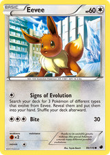 Eevee 90/116 Common Plasma Freeze Pokemon Lightly Played on eBay