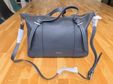 New with Tags Ted Baker OELLIE Large Charcoal Grey Leather Bag Handbag RRP £229