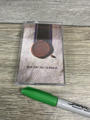 Whitesnake Cassette Slip of the Tongue 1989 Rock Album Geffen Vintage Tape