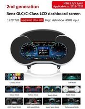 Digital Dashboard LCD Cluster for Mercedes Benz C/GLC Class W205 X253 2015-2021