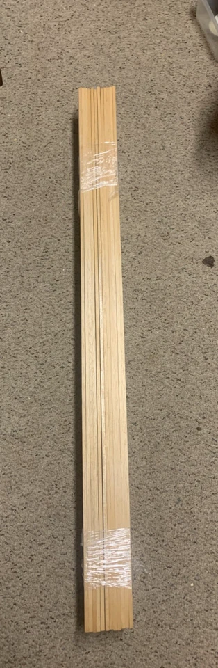 1/4 X 4 X 40 Masters Grade Balsa Wood Strips Sheets MRC 12 Pieces - Image 4 of 4