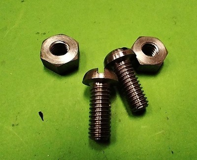 Stainless Steel 1BA AA RAC Car Badge Bar Bumper Mounting Fixing Screws Nuts