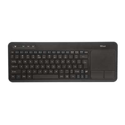 Trust Veza - Tastatur mit XL Touchpad - kabellos DE QWERTZ für Smart TV