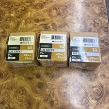 EVERBILT 3/8 inch x 3 inch Hex Zinc Plated Lag Bolts Screws 60-Pack 506400