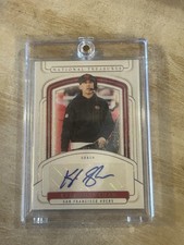2024 National Treasures Kyle Shanahan Signatures Auto #/99 49ers Sh