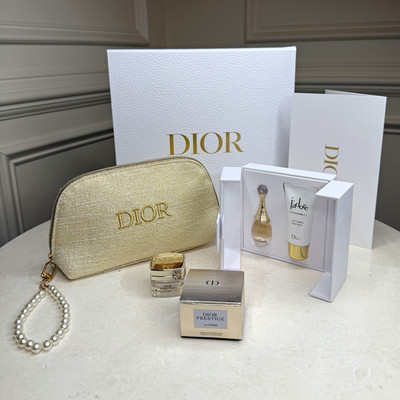 DIOR J'adore Prestige Skincare Set with Cosmetic Bag,gift bag, envelope