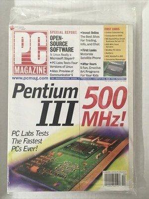 PC Magazine MAR 23, 1999 Back COMPUTER magazine - Pentium III 500 MHz Lab Tests