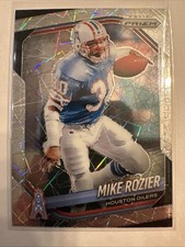 2025 Panini Prizm NFL Mike Rozier Laser Prizm Insert Parallel Card Oilers