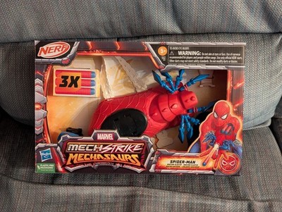 NERF Marvel MechStrike Mechasaurs Spider - Man Arachno Blaster Hasbro 2023