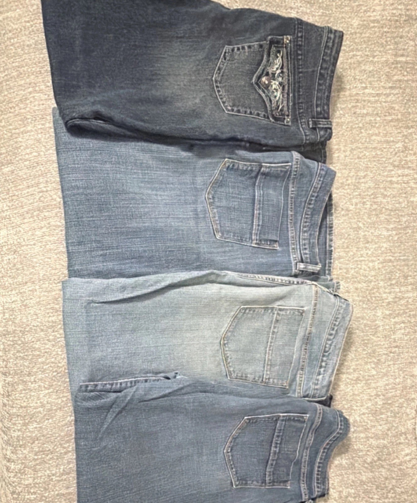 Apt 9 & Old Navy Sweetheart Women's Bootcut Jeans Lot Blue D