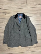 Womens Caldene Vintage Pure Wool Tweed Horse Riding Blazer Jacket Country EUR 36