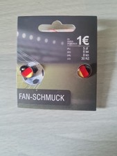 Ohrstecker - Fan - Schmuck -  in Deutschlandfarben 
